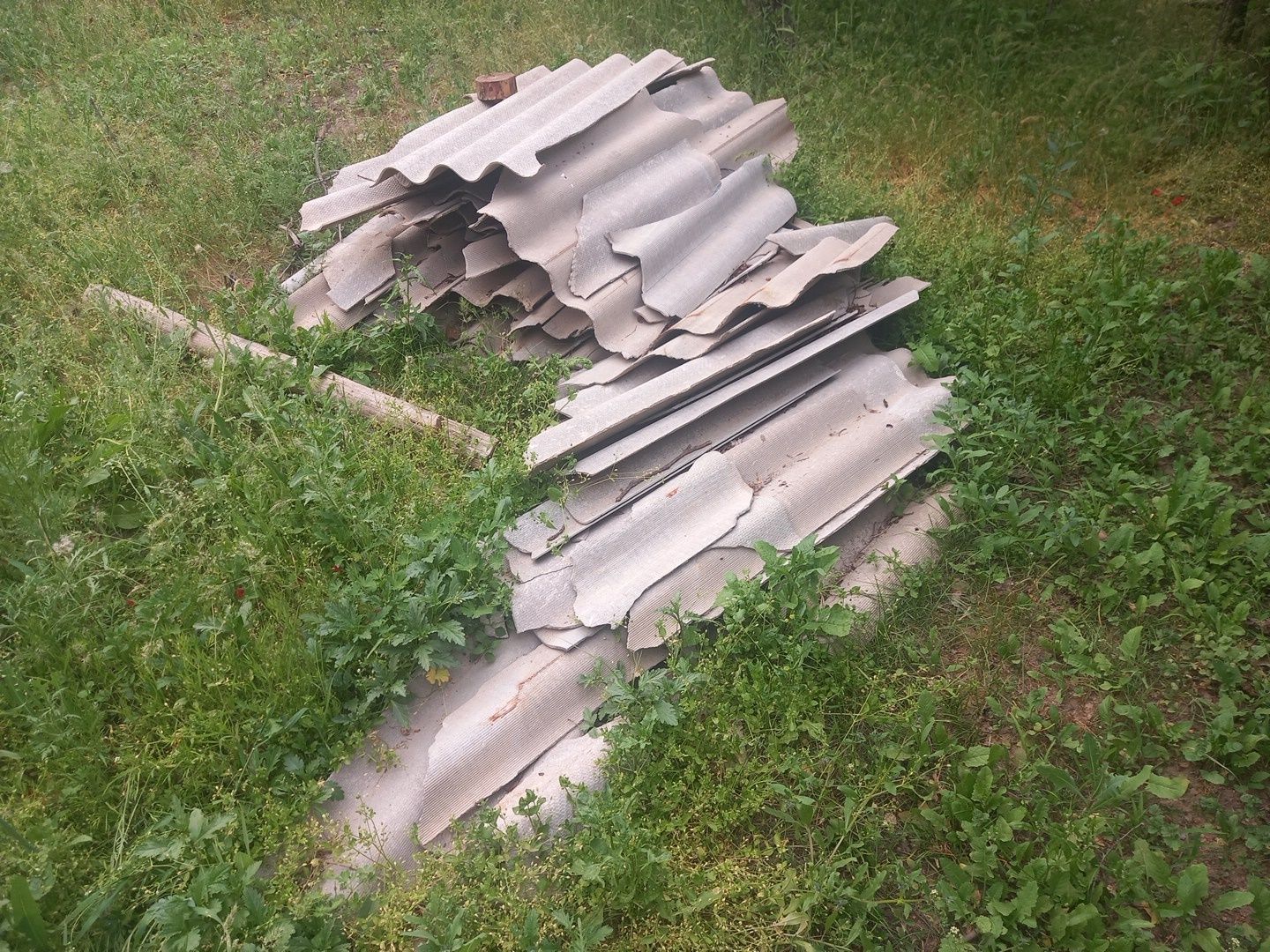 Отход от шифера.