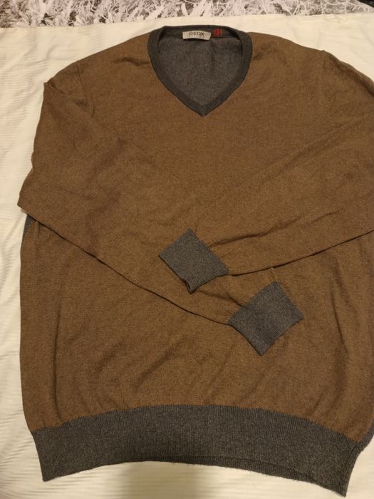 Pulover bumbac cu cașmir Geox