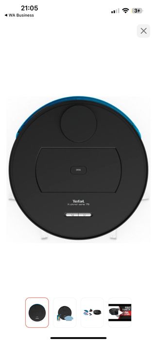 Робот вылесос tefal x-plorer serie 75 черный