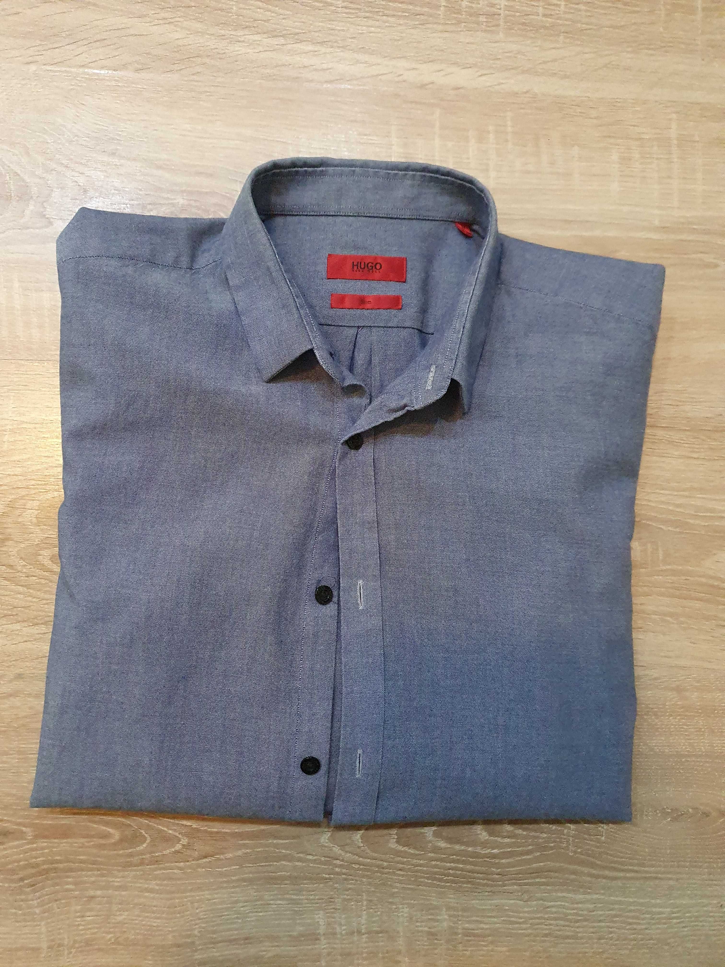 Четири страхотни мъжки ризи с дълъг ръкав BOSS - размер М