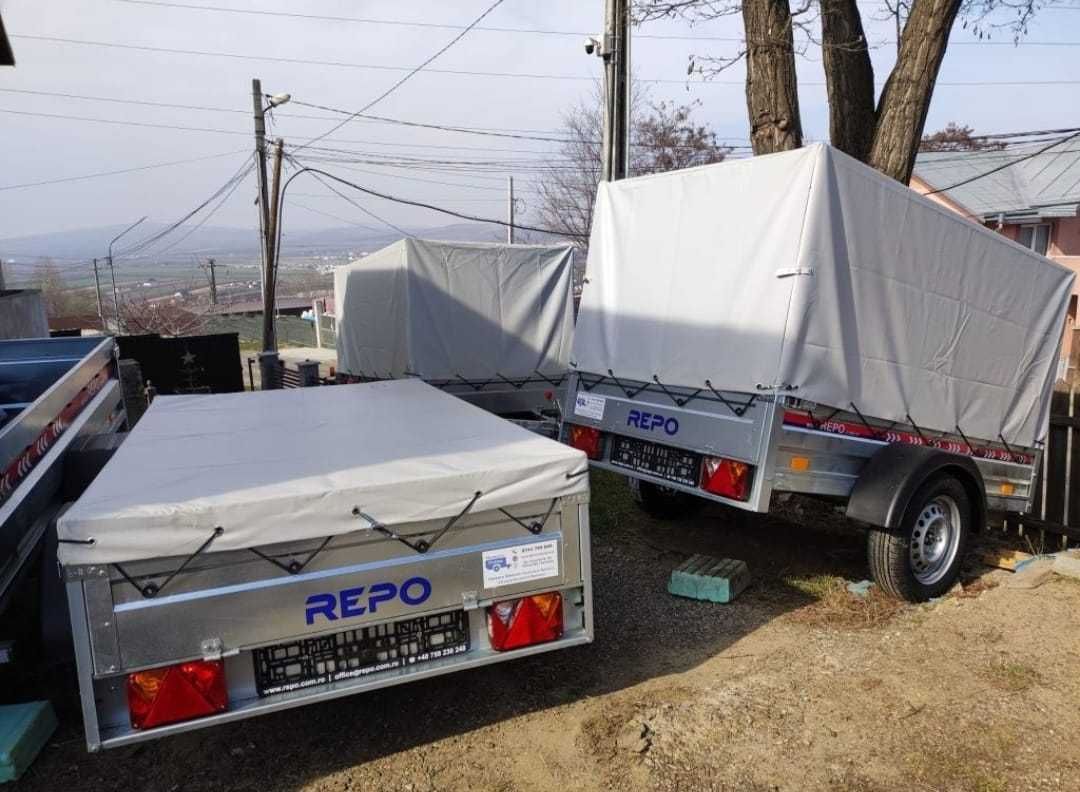 Vand remorca cu 1 axa sau 2 axe 750 kg noua, in Jud Neamt