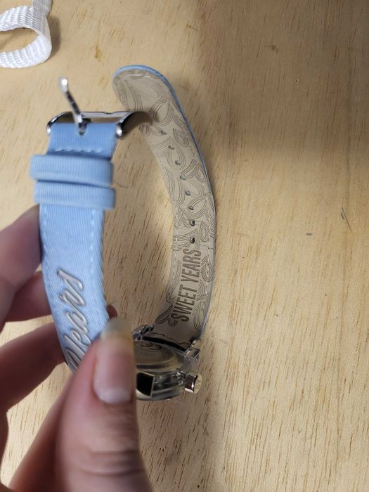 Ceas Solo Tempo Sweet Years, curea din material textil și piele