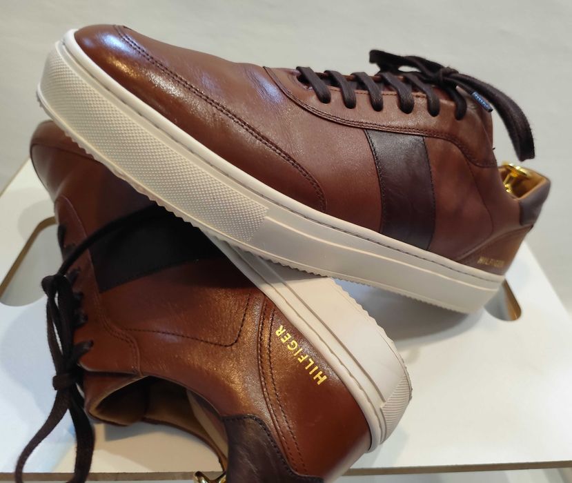 Pantofi sport casual 44 premium Tommy Hilfiger piele naturala moale