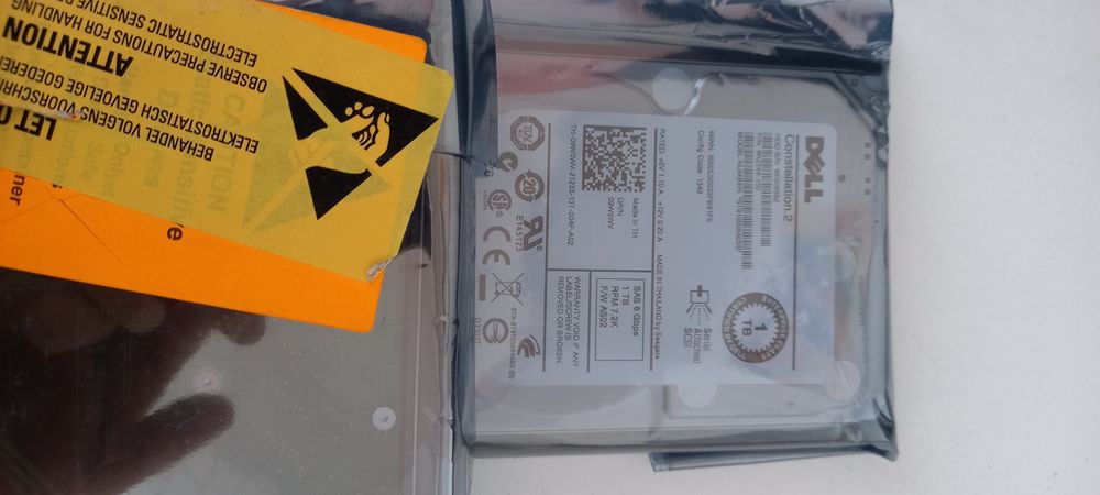 Новые серверные диски SAS 1 Tb 7.2k