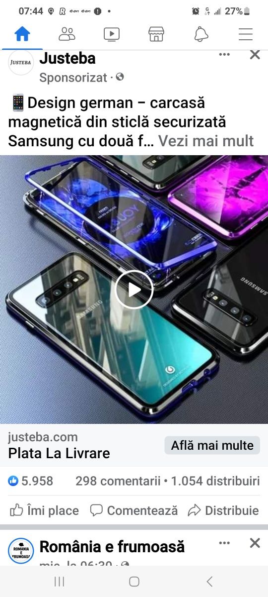 Husa magnetica sticla Samsung