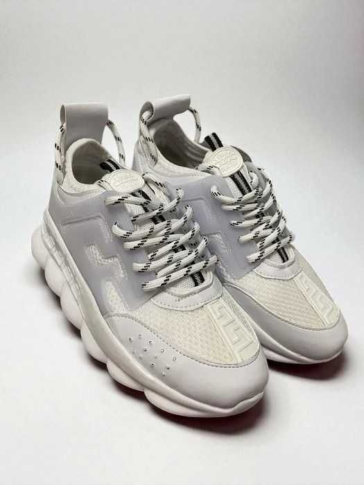 Adidasi Versace Chain Reaction Alb - Adidasi Unisex - Verificare