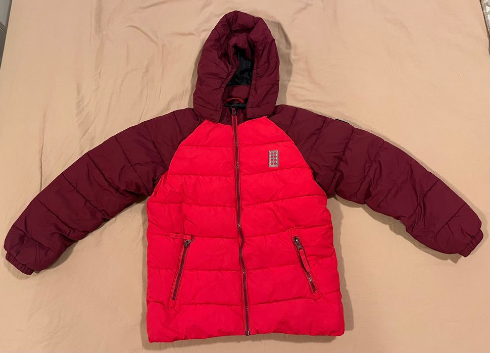 Детско зимно яке LEGO WEAR (128cm) - червено