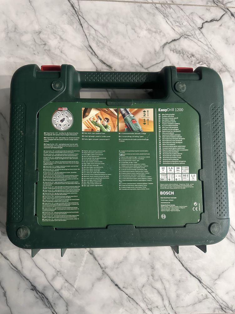 Bosch EasyDrill 1200 – Mașină de găurit/înșurubat 12V cu acumulator