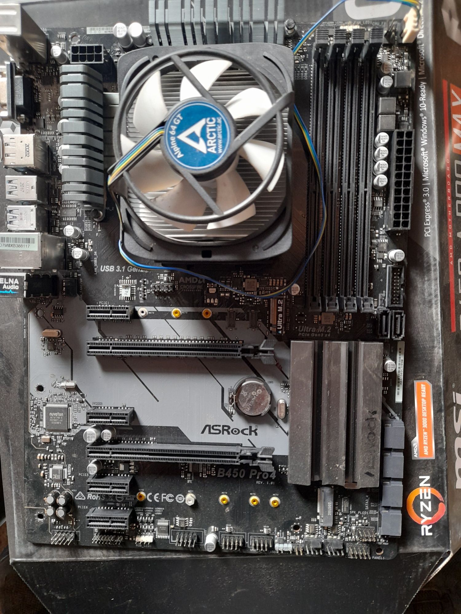 Placa baza msi b450 a pro max  msi gaming plus  z270a pro