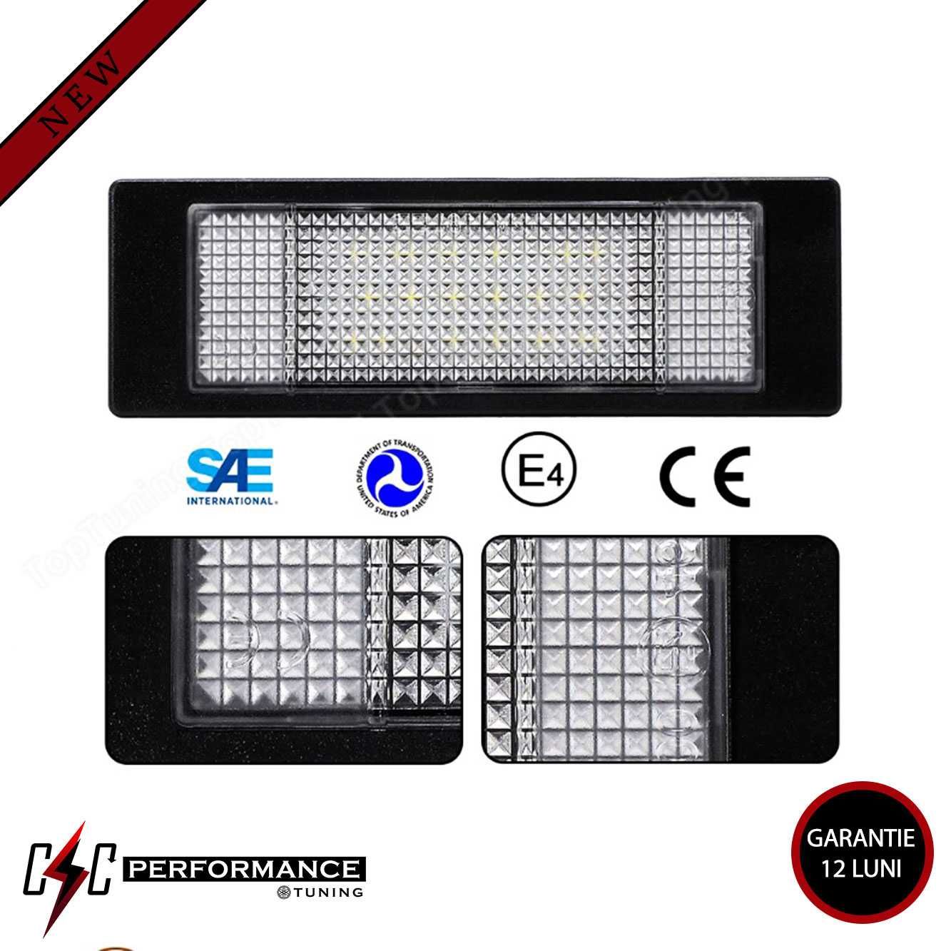 Set lampi led numar nr BMW 1 6 Z4 i3 Fiat Multipla Marea Mini cooper