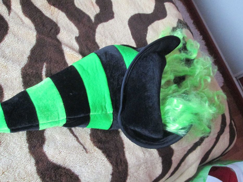 palarie amuzanta  negru/verde