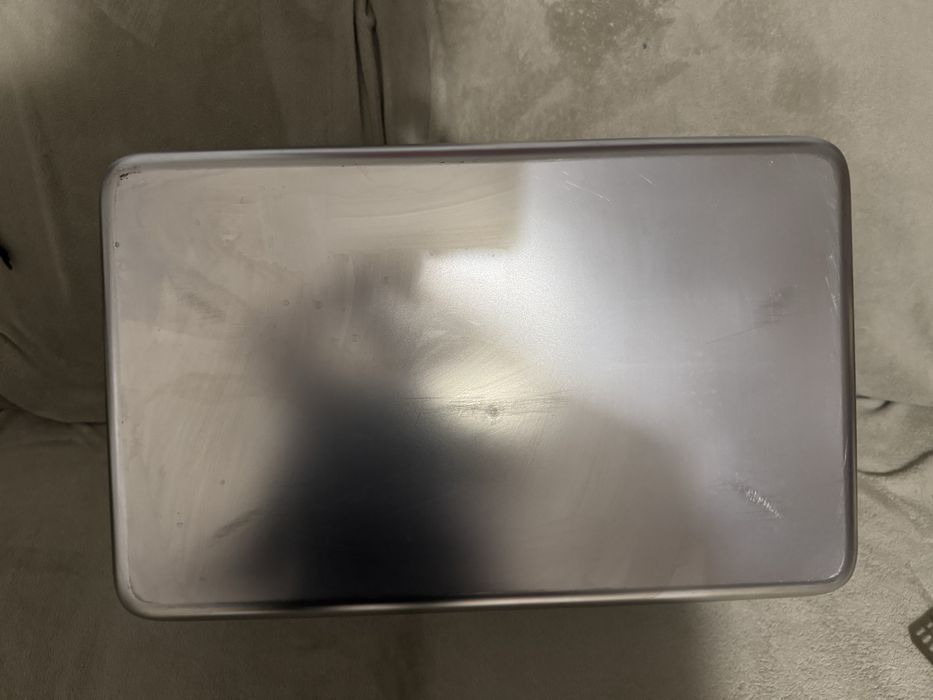 Litiera din inox marime XXL si carcasa cu usi rabatabile