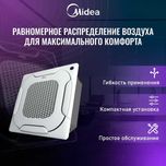 Кассетный кондиционер Midea inverter модель Kita 48 Обслужит до 150м2