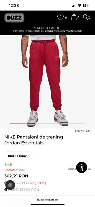 Pantaloni Jordan barbati Air Nike