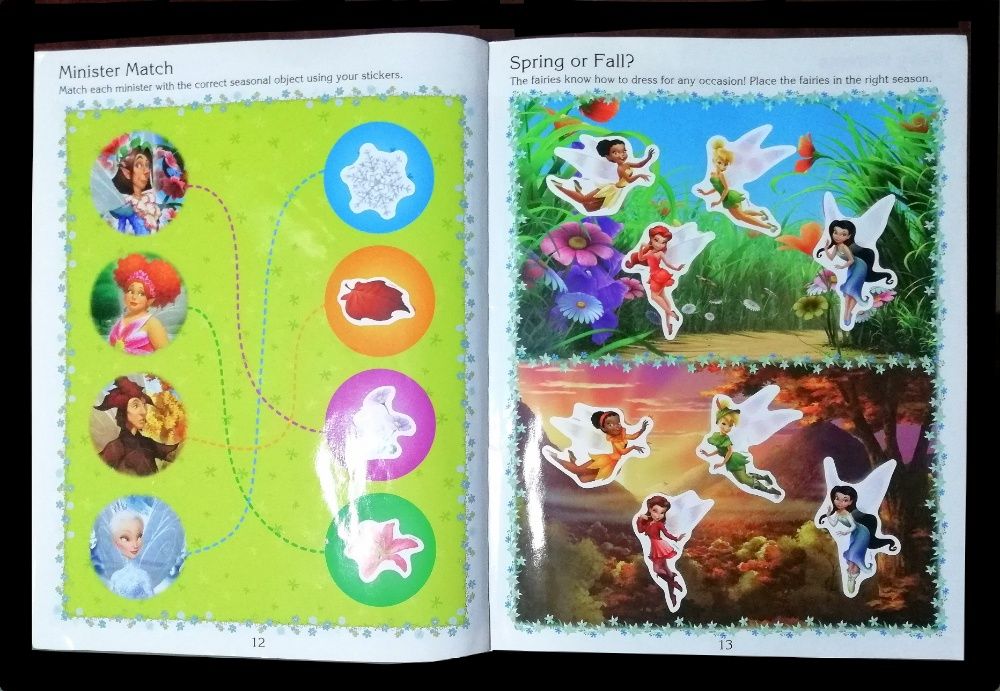 Disney sticker book - Treasury -  activitati copii, engleza, zane