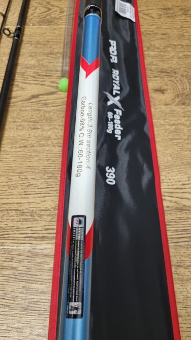 SET 2 FEEDERE PRO FL ROYAL X Feeder 3.90m + 2 Mulinete FL Feeder Wind