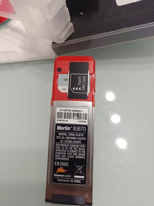 Merlin XU870 vodafone mobile conect exprese card 3.6