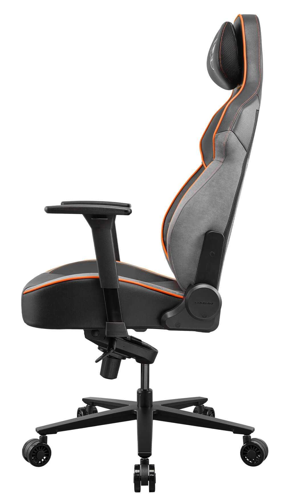 Игровое кресло офис геймерское руководителя Cougar NxSys Aero Orange