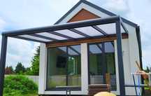 Case modulare pe structura metalica, cabane tip A la cheie