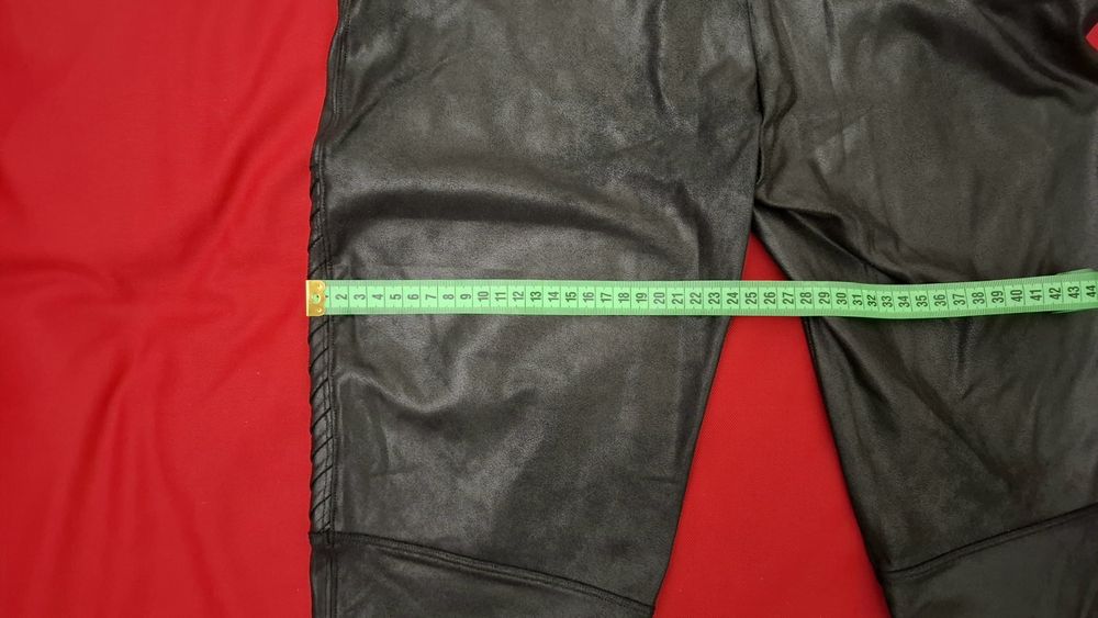Colanti damă SPANX Faux LEATHER MOTO LEGGINGS XXL noi etichetă 140 Lei