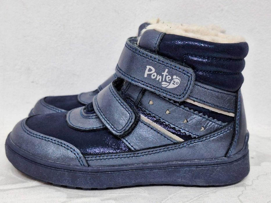 Ghete noi Ponte 20 supinati din piele naturala, fabricati de Dd. Step