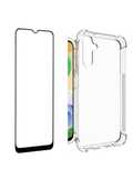 Husa Anti Soc Bumper Case+Folie Sticla 11D Samsung A51/A53/A54/A55/A56