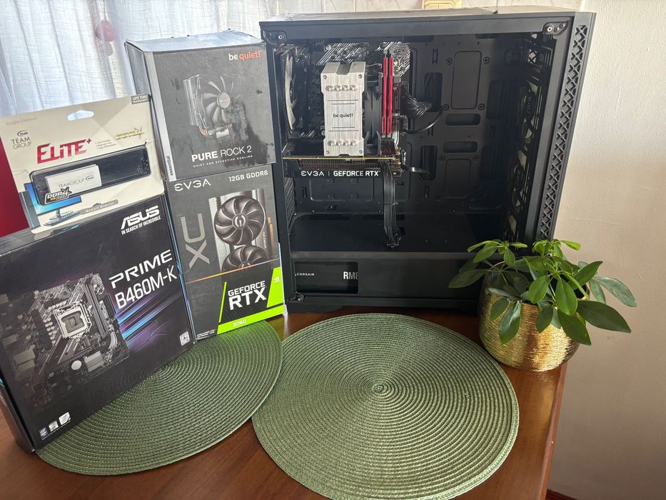 RTX 3060 + i5-10400F Геймърски компютър (1000 лв при бърза сделка!)