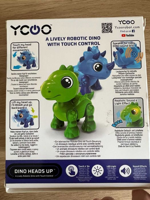 Интерактивен робот Dino, издава звуци, светлини и се движи