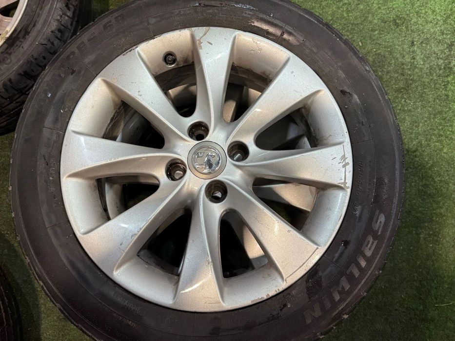 JANTE + CAUCIUCURI 4x100​ 195/55R16 OPEL CORSA E 1.4 BENZINA 2017 2014-2019