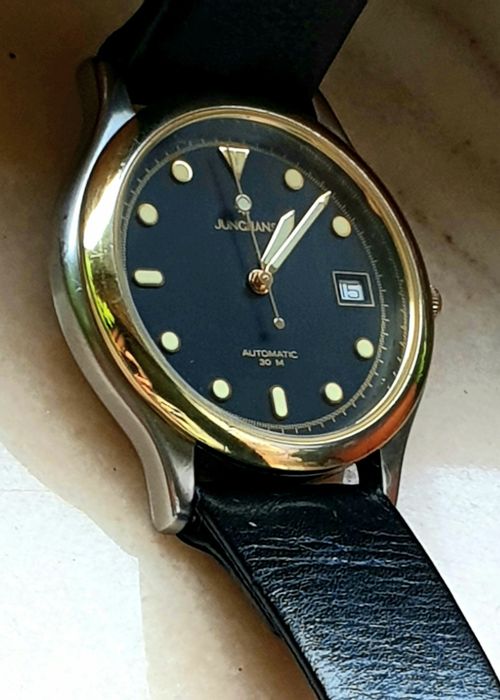 Ceas de mînă bărbați/femei JUNGHANS automatic anii '80