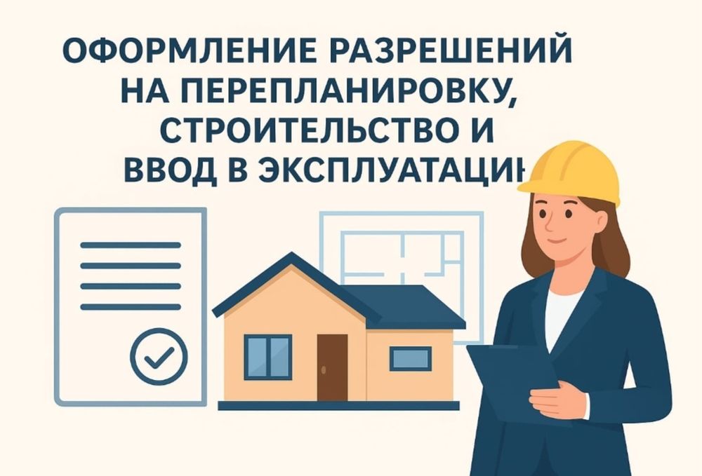 Разрешение, ввод в эксплуатацию объектов. Оформление. Консультация.