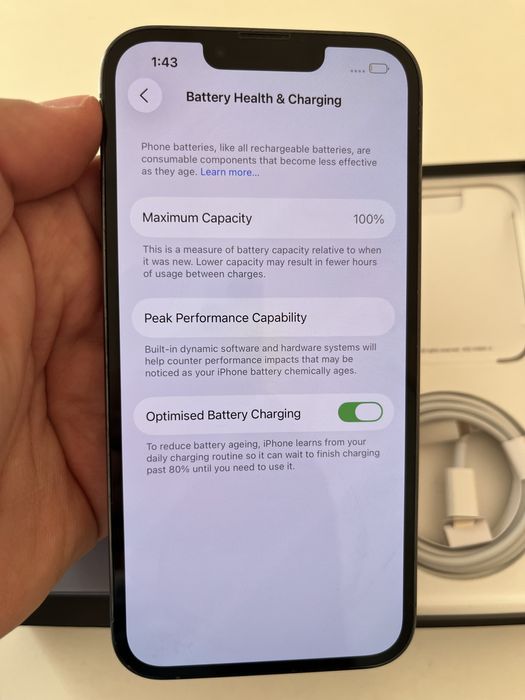 Iphone 13pro 128GB 100% bat
