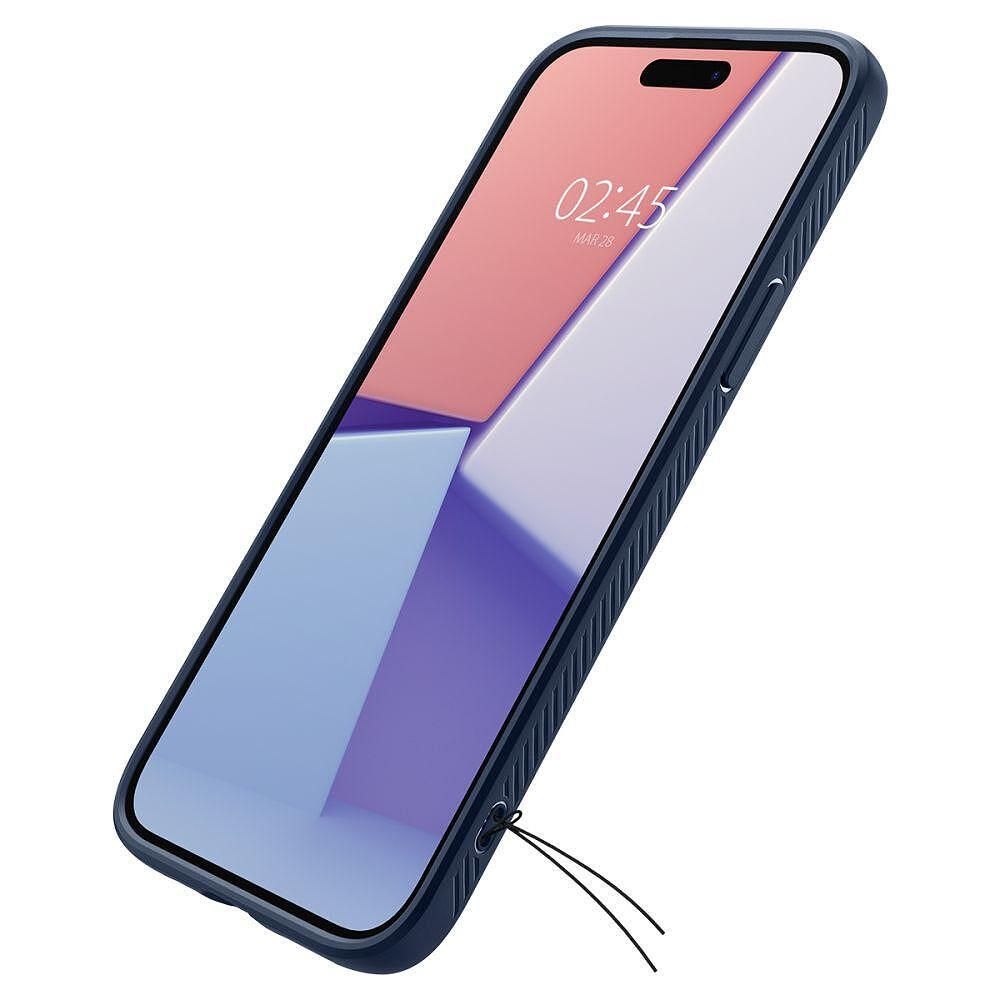 Кейс spigen liquid air за iphone 15 navy blue