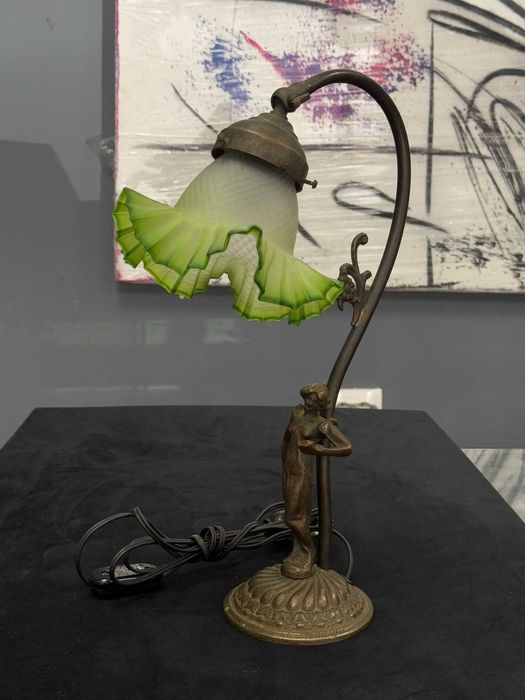 Veioza bronz și sticlă de murano