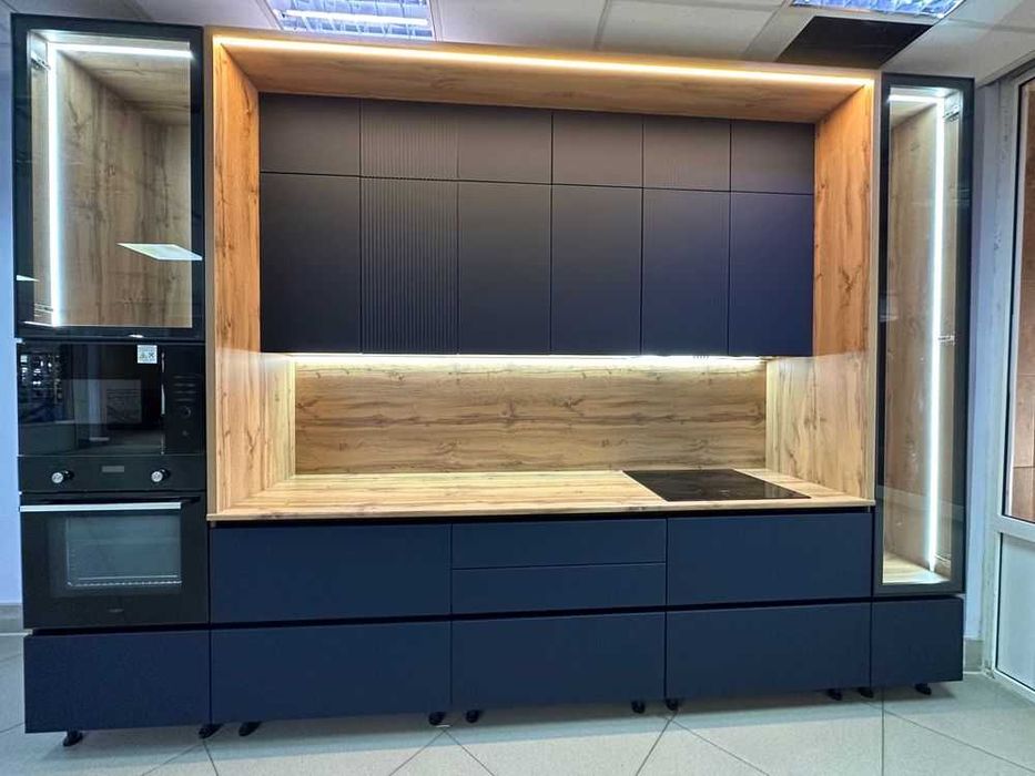 Акция! Кухня В Рассрочку Кухонный Мебель Под Заказ Кухни Прямая Лдсп