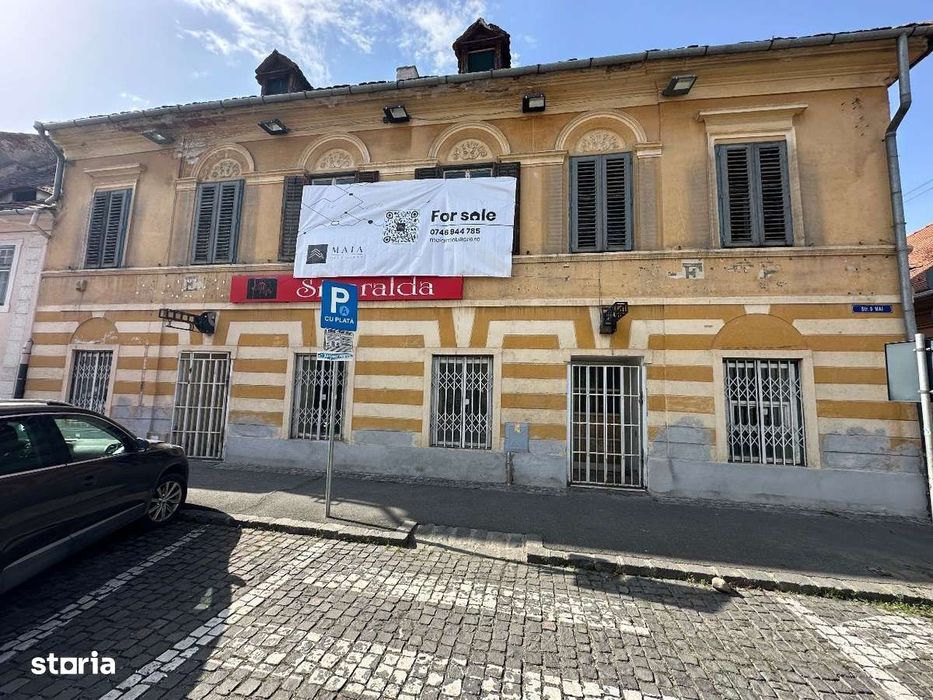 Cladire centru cu proiect  24 camere, teren 670 m, Str 9 mai-Centru