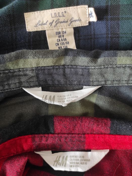 Ризи бархет Zara & HM р-р 134- 140 см.