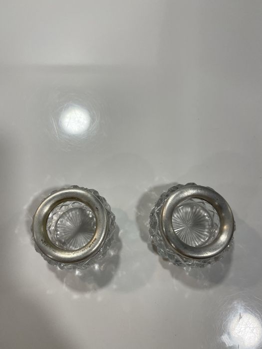 Solnițe pereche din argint