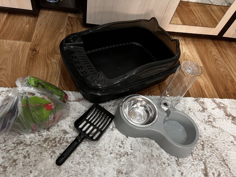 Продам лоток для кошек и миску