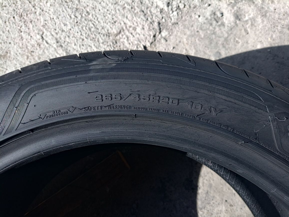 2 anvelope Goodyear 265/45 R20 dot 0723