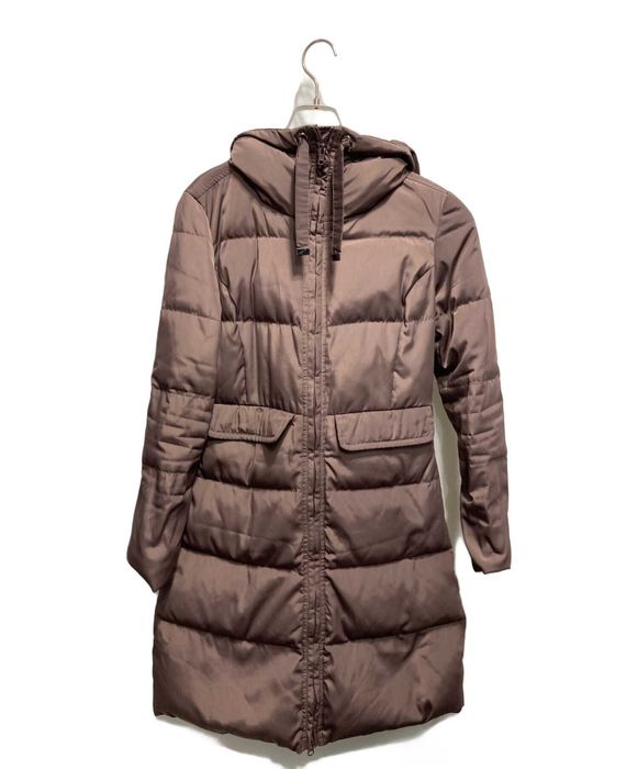 Geaca jacheta de lux L MAX&CO eleganta tip palton puf si pene usoara