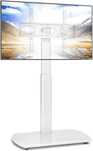 Suport TV, de podea, inaltime reglabila, cu baza de sticla, 32-65 INCH