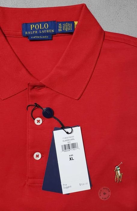 Нова оригинална фланелка Polo Ralph Lauren, , custom slim fit– XL