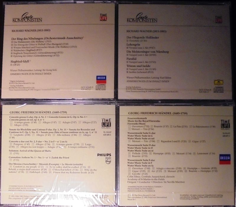 Vand colectie 16 CD-uri noi  ''Mari compozitori''