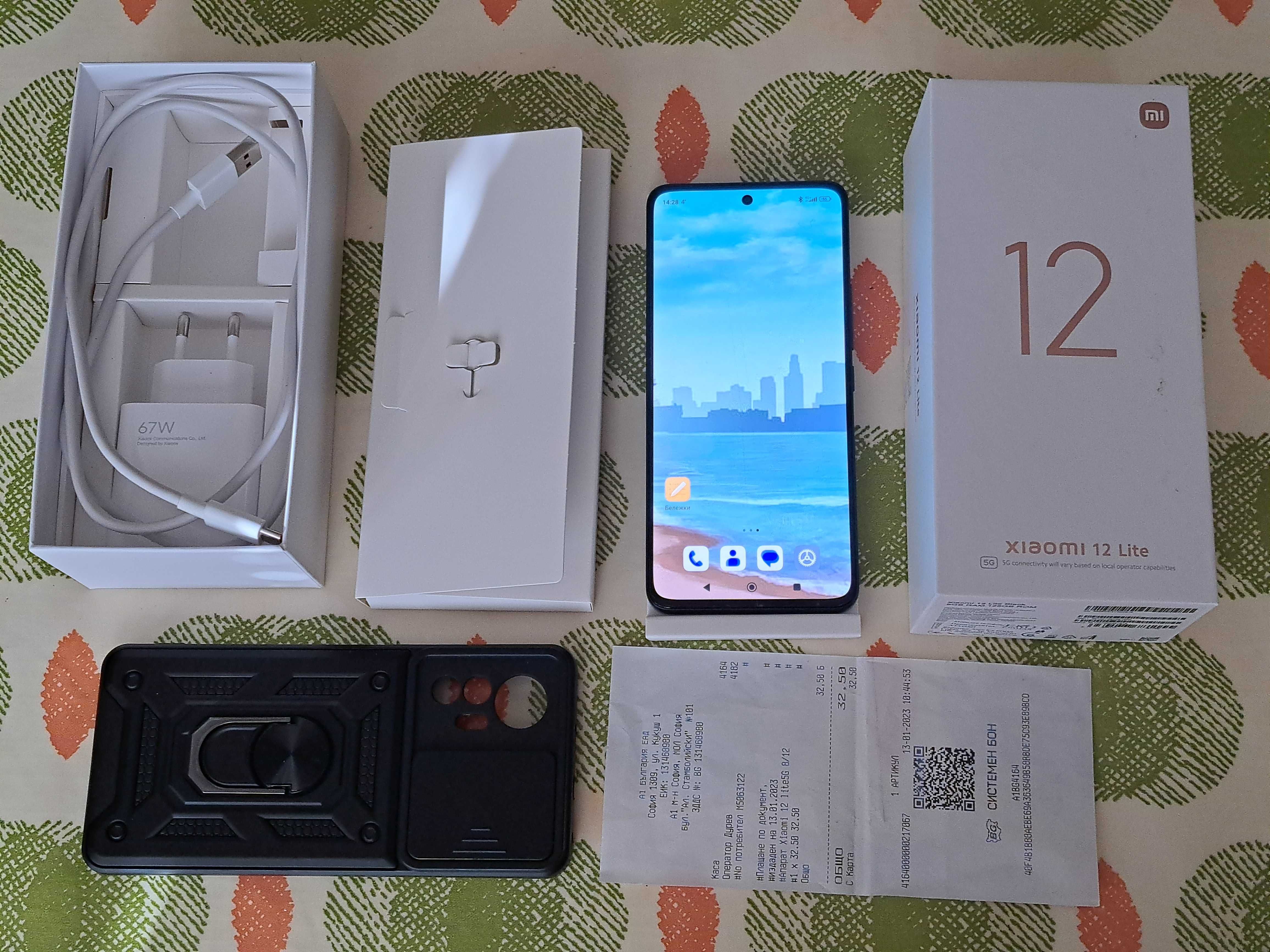 Телефон Xiaomi 12 Lite 8gb 128gb 14 февруари подарък