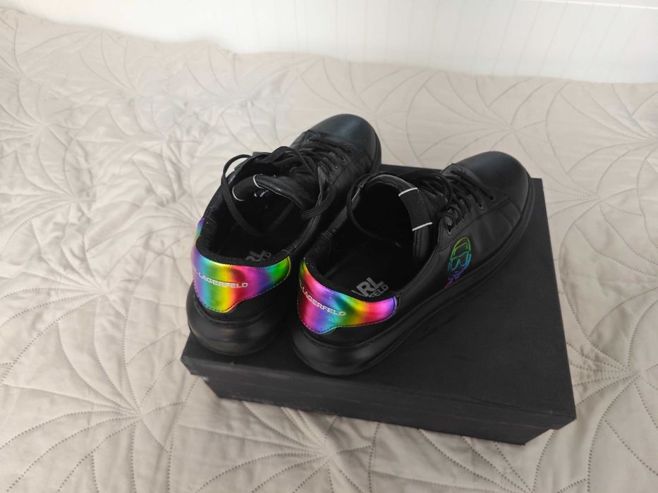 Мъжки кожени обувки Karl Lagerfeld, в перфектно състояние