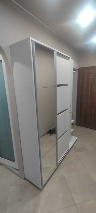 Портманто, бяло, ширина 161 см