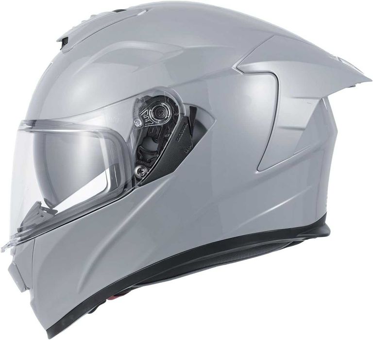 MY-936 пълнолицева каска с визьор, ECE 22.06, сива, L N7