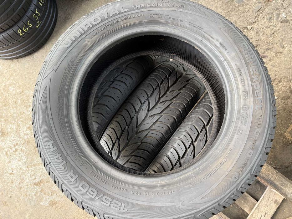 2 Anvelope Vara 185/60 r14 - Uniroyal Rain Expert