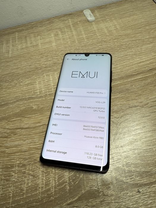 Huawei P30 Pro - 128 GB Memorie - 8 RAM - Liber De Retea